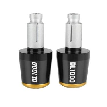 Imagem de Extremidades de manoplas de guidão de motocicleta, tampas de extremidade, acessórios deslizantes de peso para SUZUKI DL1000/V-STROM DL 1000 2002-2016 2015 2014