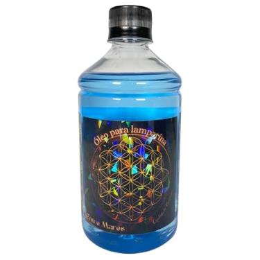 Imagem de Fluido Premium Entre Marés 500ml Para Lamparina/Vela Líquida - Refil Transparente/Amarelo/Azul/Lilás/Rosa/Verde (Azul)
