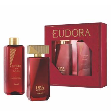 Imagem de Kit Eudora Diva Esplêndida Perfume Feminino Deo Colônia 100ml + Óleo Corporal 200ml