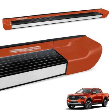 Imagem de Estribo Lateral Ranger CD 2013 a 2026 Laranja Jalapão Person