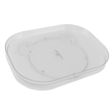 Imagem de Cryfokt Organizador de Mesa Giratória Lazy Susan para Geladeira, Bandeja de Armazenamento Giratória de 360 ​​graus Com Fundo Antiderrapante, Organizador de Geladeira (Pequeno)