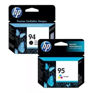 Imagem de Cartucho Hp 95 C8766 Hp 94 C8765 Preto E Tricolor Kit