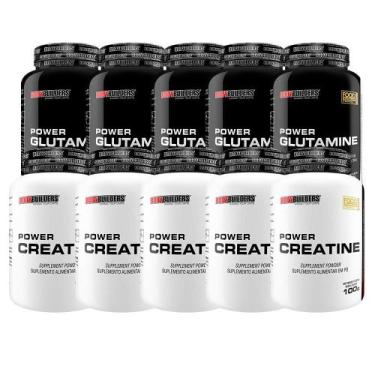Imagem de Kit 5X Power Glutamina 100G + 5X Power Creatina 100G - Bodybuilders