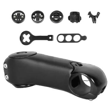 Imagem de Mesa de Bicicleta T1000 em Fibra de Carbono para MTB/Bicicleta de Estrada com Ajuste de 3 Graus e Suporte para Ciclocomputador - Acessórios para Bicicleta(100mm)