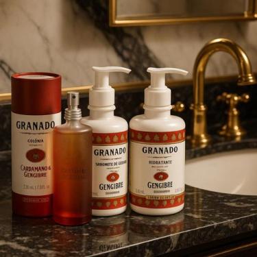 Imagem de Kit Experiência Completa Gengibre Granado Com Perfume, Sabonete e Hidr