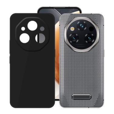 Imagem de KJYFOANI Capa para Oukitel WP210 5G (6,7 polegadas), capas pretas à prova de choque, capa de telefone com proteção antiarranhões, capa ultrafina de silicone macio para - preta