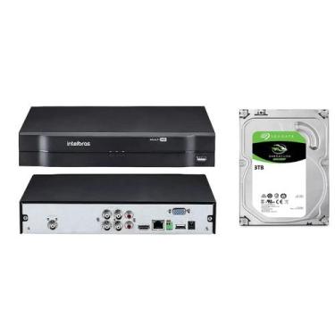 Imagem de Dvr gravador INTELBRAS 4 canais Full hd + hd 3TB
