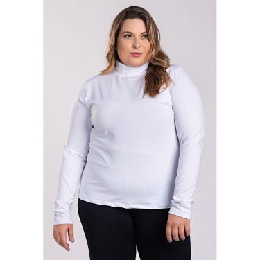 Imagem de Blusa Cacharréu Feminina Manga Longa Plus Size Térmica Peluciada - Serena