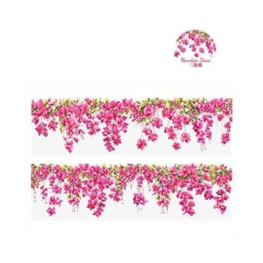 Imagem de Adesivo De Flores E Plantas: Rosa, Buganvílias, Hera E Musgo Para Álbu