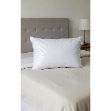 Imagem de Travesseiro Pena Ganso Hipoalergênico 50x70 - Sono Profundo - Congratu