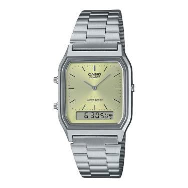 Imagem de Relógio Casio Vintage AQ-230A-9AMQYDF Prata-Feminino