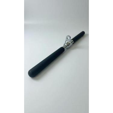 Imagem de Barra Pulley Reto Aço Cromado Giro 51cm Musculação - Congratulations S
