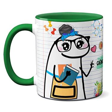 Imagem de Caneca Professora De Ciências/Biologia Liguem O Datashow (Verde)