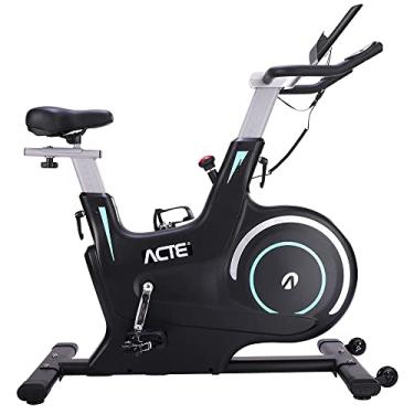 Imagem de Acte, Bike Spinning Ergométrica 11.0 Aço Plástico e ABS Compacta para Uso Residencial Indoor E35, Preto
