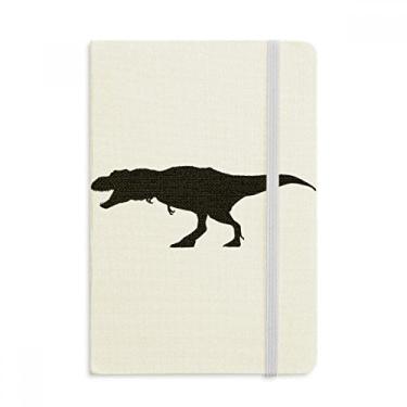 Imagem de Caderno de corrida em miniatura Dinosaur Bones, capa dura de tecido oficial diário clássico