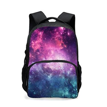 Imagem de Mochila adolescente CAIWEI Universo Espacial TrendyMax Estampa Galaxy Mochila bonita para a escola, Laptop, Starry Sky 5, 17.5*13*6.7 Inch
