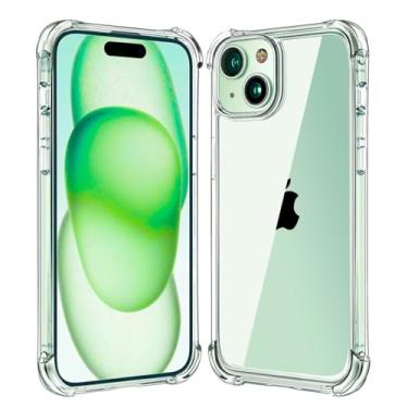 Imagem de Capa Protetora Para iPhone 15, 15 Plus, 15 Pro, 15 Pro Max Capinha Case Transparente Air Anti Impacto Prote��o De Silicone Flex�vel (Transparente, iPhone 15 Plus (6.7"))