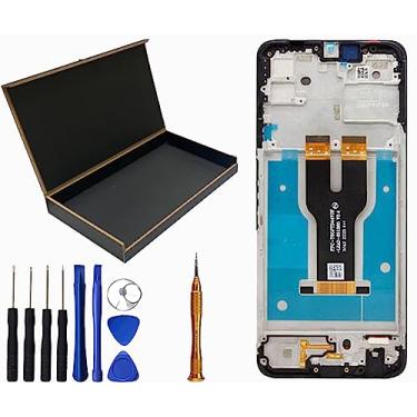 Imagem de SECRETIGER Tela LCD Touch Digitalizador Montagem com Moldura de Substituição para T-Mo Bile REVVL 6X 6.52