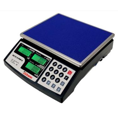 Imagem de Balança Eletrica Pops 31Kg X 2/5/10G Com bateria Com memoria Preta Urano