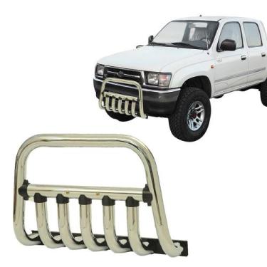 Imagem de Quebra mato hilux 2002 2003 2004 2005 cromado europeu - SOLAR