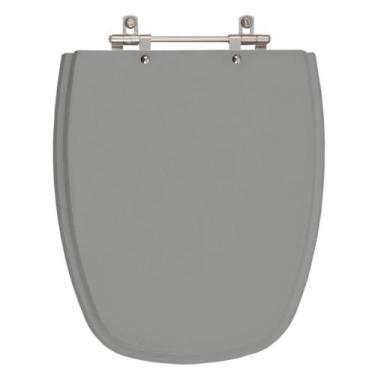 Imagem de Assento Sanitario Monte Carlo Cinza Vip para Vaso Deca - Pontto Lavabo