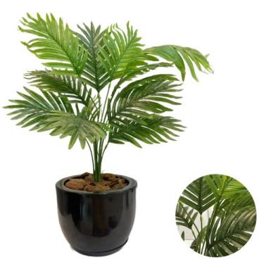 Imagem de Planta Artificial Palmeira Com Vaso Bojo Completo - PlantaImport