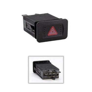 Imagem de Botão Pisca Alerta Volkswagen Bora 2000 a 2011 Golf MK4 MK5 1999 a 201