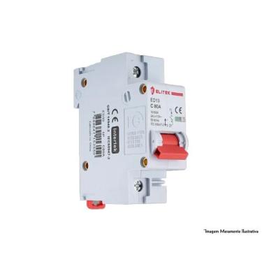 Imagem de Disjuntor Elitek Din Unipolar Curva C 25A - Outros