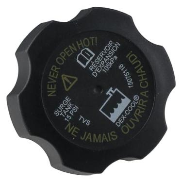 Imagem de BYOBYO 15075118 Tampa do reservatório de refrigeração, tampa preta do tanque de expansão do radiador adequada para Chevy GMC Duramax 1999-2006, para Malibu 1999-2012