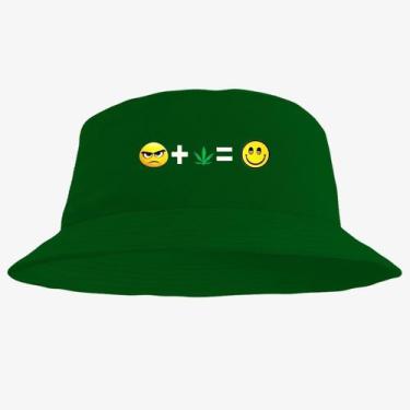 Imagem de Chapéu Bucket Hat Estampado Emoji - MP Moda Masculina, Único, Verde es