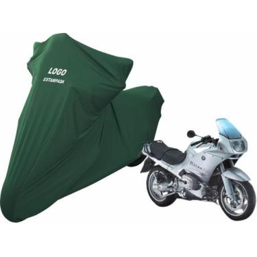 Imagem de Capa Protetora Para Cobrir Moto BMW R 1150 RS Com Logo - Mz, Verde