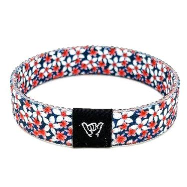 Imagem de Hang Loose Bands Pulseira de praia de surfista para homens, mulheres e adolescentes - Pulseiras confortáveis de verão - Pulseira reversível Boho - Acessórios ajustáveis para festivais e pulseira de