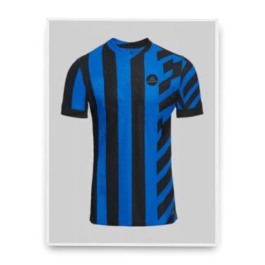 Imagem de Click Quadros Moldura Caixa Alta Para Camiseta Time Futebol Com Proteção 80x90 cm Branca com Fundo Branco