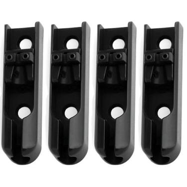 Imagem de Jogo De Pontes Monorail Preta Para Contra Baixo 4 Cordas - Thida