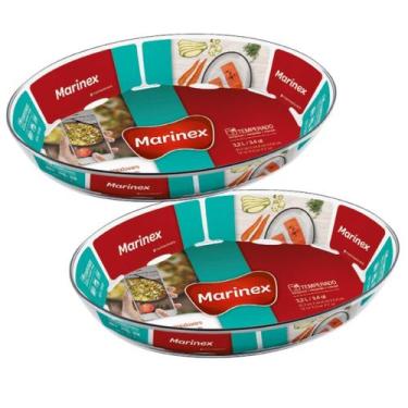 Imagem de Travessa Vidro Marinex Assados e sobremesas 1,6L Nadir 2Un - NADIR FIG