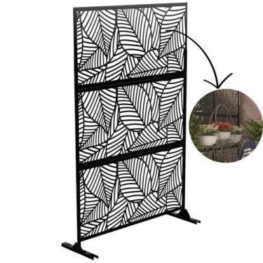 Imagem de Divisória Metálica Moderna para Jardins e Salas 1,8x1,2mt - Montar & P