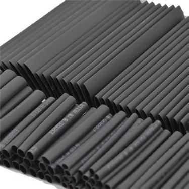 Imagem de Espaguete Tubo Isolante Termo Retrátil 750 Pçs Cor Preta - BBACOMERCIO