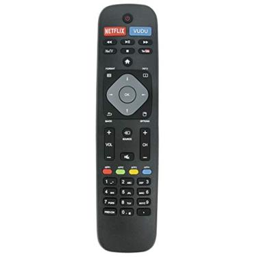 Imagem de VINABTY – Controle remoto substituído para PHILIPS Smart 4K TV 40PFL4609 32PFL4609 28PFL4609 65PFL4909 55PFL4609 43PFL4609 49PFL4609 URMT41JHG006 50PFL5901 50PFL5901F7 55PFL5601 55PFL5601 FL6900 55PFL6900F7