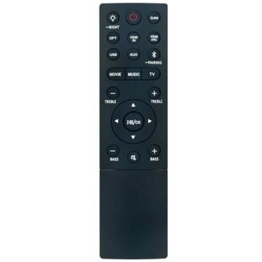Imagem de Controle remoto de substituição aplicável para TCL Alto 8i 2.1 canais Dolby Atmos Sound Bar TS8111 TS8132 TS8212 Soundbar sistema de alto-falantes