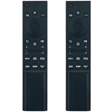 Imagem de (Pacote com 2) Controle remoto de substituição para TV infravermelho compatível com Samsung Frame/Neo QLED UHD Smart TV QN85, QN98, QN32, QN43, QN50, QN55, QN65, Q60A, Q80A, QN75, Q70A, QN90A, QN85LS