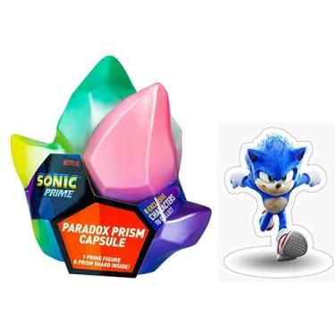 Imagem de Sonic the Hedgehog Prime Paradox Prism, 1 Capsule Crystal Blind Box Plus Bonus Sticker Bundle