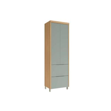 Imagem de Módulo Cozinha Nesher Marquesa Paneleiro C- 2 Portas E 2 Gavetas 70cm Nature-verde - Nesher