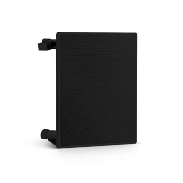 Imagem de Arandela Frahm 6" 50w Quadrada Sem Borda Preta