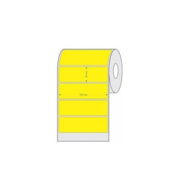 Imagem de 01 Rolo Etiqueta Adesiva Gondola 100x30 Amarela - 1.000unds - RPrint E