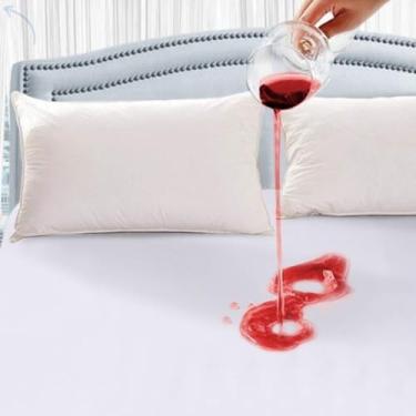 Imagem de Capa Protetora Impermeável Malha Colchão KING Atura Até 40 cm Cama Box Antialérgica Anti- Ácaro