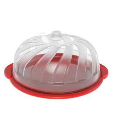 Imagem de Boleira Com Tampa Gourmet - Vermelha - Fullcommerce