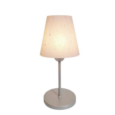 Imagem de Abajur Cabeceira Para Quarto Cone Vivare Md-2005 Cúpula em Tecido Cone - Bivolt