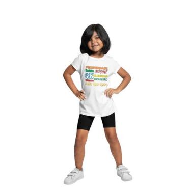 Imagem de Camiseta Infantil Feliz Ano Novo Réveillon Branca - Del France, 06