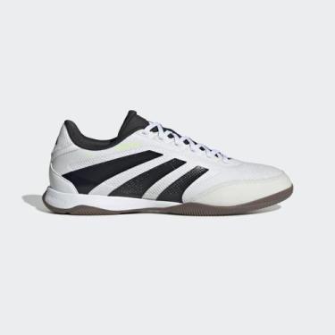 Imagem de Chuteira Futsal Adidas Predator League Unissex, Branco, Preto, 40