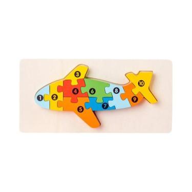 Imagem de Quebra-cabeças De Animais Em 3D De Madeira Para Crianças, Brinquedos E